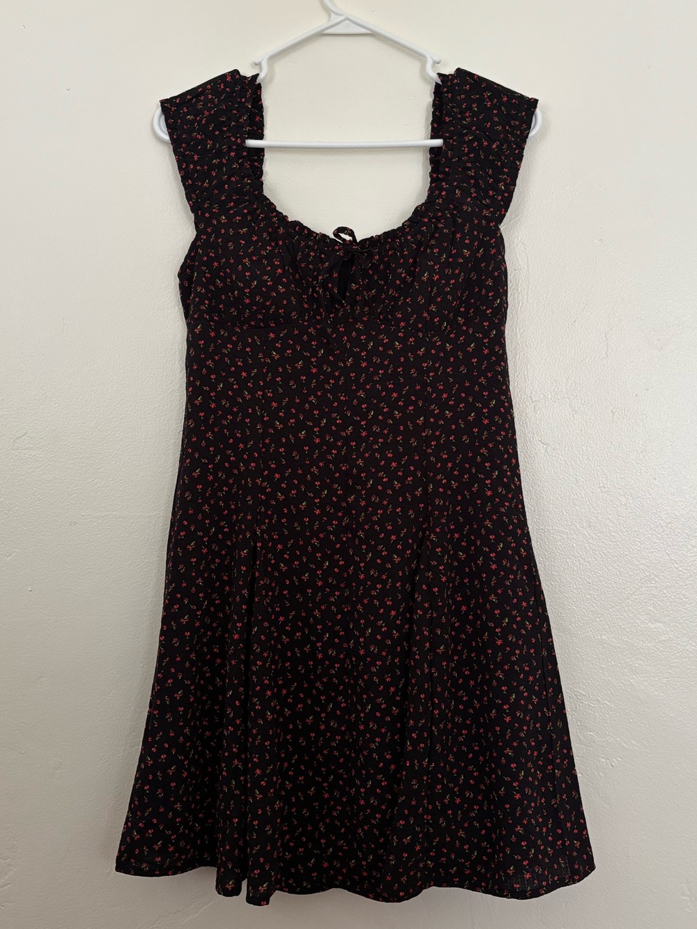 NWT Aeropostale Black Floral Sundress